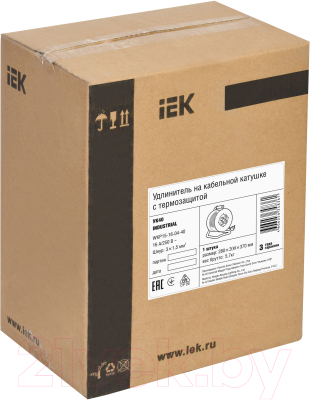 Удлинитель на катушке IEK WKP15-16-04-40
