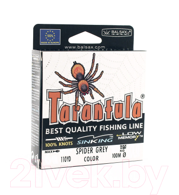 Леска монофильная Balsax Tarantula Box 0.18мм / 0067675 (100м)