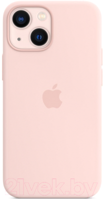 Чехол-накладка Apple Silicone Case With MagSafe для iPhone 13 Mini / MM203 (розовый мел)