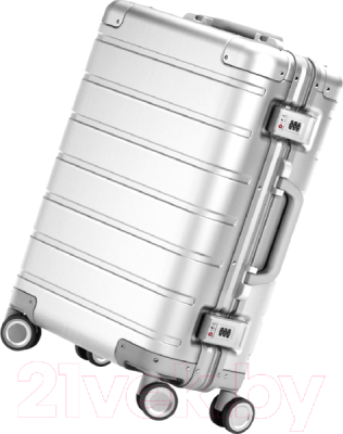 Чемодан на колесах 90 Ninetygo Metal Luggage 20 (серебристый)