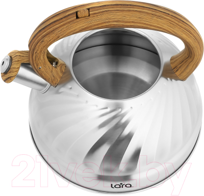 Чайник со свистком Lara LR00-69 (зеркальный)