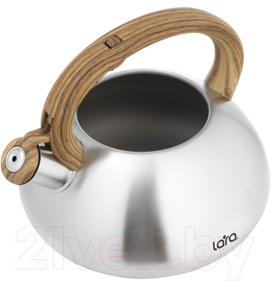 Чайник со свистком Lara LR00-71 (зеркальный)