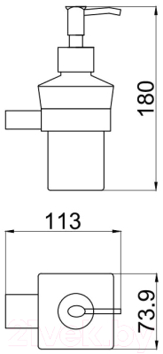 Дозатор для жидкого мыла Allen Brau Infinity 6.21006-31 / 265478