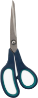 Ножницы канцелярские Brauberg Soft Grip / 230763 (серо-зеленый) - 
