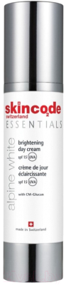 Крем для лица Skincode Essentials Alpine White Brightening Day Cream SPF 15 (50мл)