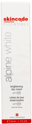 Крем для лица Skincode Essentials Alpine White Brightening Day Cream SPF 15 (50мл)