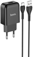 Зарядное устройство сетевое Hoco N2 + кабель AM-Type-C / 6931474728869 (черный) - 