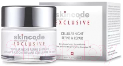 

Крем для лица Skincode, Exclusive Cellular Night Refine & Repair