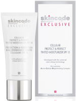 

Крем для лица, Exclusive Cellular Protect & Perfect Tinted Moisturizer SPF15