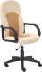 Кресло офисное Tetchair Parma (флок бежевый 7/ткань бронзовый TW-21) - 