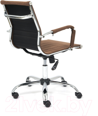 Кресло офисное Tetchair Urban-Low флок (коричневый 6)