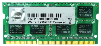 Оперативная память DDR3 G.Skill F3-1600C11S-8GSL