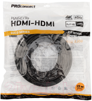 Кабель PROconnect HDMI - HDMI / 17-6109-6 (15м)