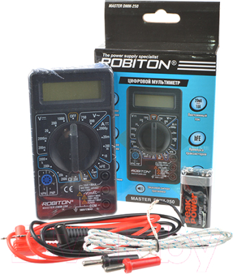 Мультиметр цифровой Robiton Master DMM-250 BL1 / БЛ16795