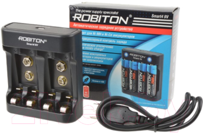 Зарядное устройство для аккумуляторов Robiton Smart4 9V / БЛ16975