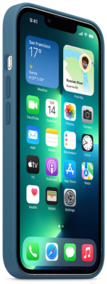 Чехол-накладка Apple Silicone Case With MagSafe для iPhone 13 Pro / MM2G3 (полярная лазурь)