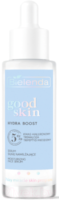 Сыворотка для лица Bielenda Good Skin Hydra Boost Увлажняющая с гиалуроновой кислотой  (30мл)