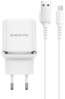 

Зарядное устройство сетевое Borofone, BA36A MicroUSB / 6931474715999