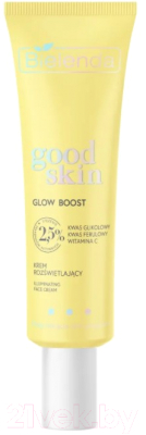 

Крем для лица Bielenda, Good Skin Glow Boost Осветляющий с гликолевой кислотой