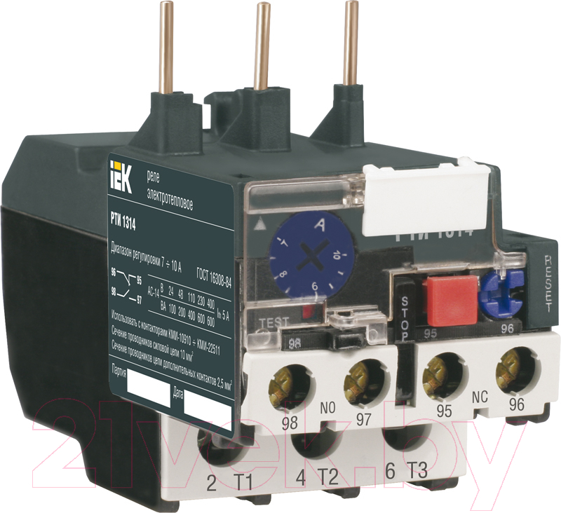 Реле тепловое IEK DRT10-0017-0025