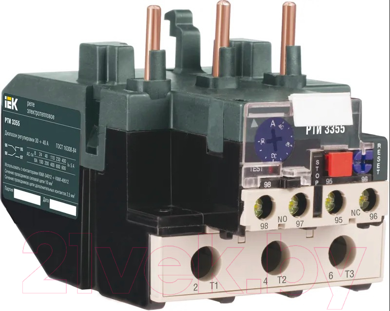 Реле тепловое IEK DRT30-0037-0050