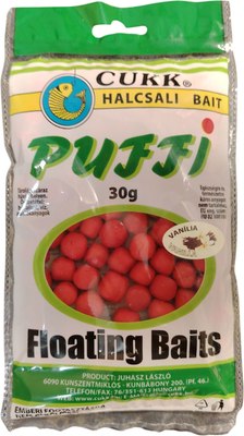 Насадка рыболовная CUKK Puffi Maxi Ваниль 4904 (красный 30г) - 