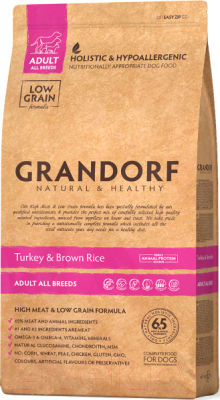 Сухой корм для собак Grandorf Turkey&Rice (1кг)
