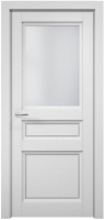 Дверь межкомнатная MDF Techno Stefany 4012 40x200 (белый/лакобель белый) - 