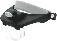 Лупа-очки Veber 81001-3Led 1.2x-3.5x / 11286 - 