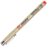 Ручка капиллярная Sakura Pen Pigma Brush / XSDKBR19 (красный) - 
