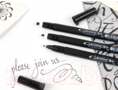 Ручка капиллярная Sakura Pen Pigma Calligrapher / XSDKC1049 (черный)