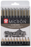 

Набор капиллярных ручек Sakura Pen, Pigma Micron / POXSDK10A