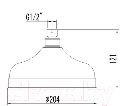 Верхний душ LEMARK LM8989G