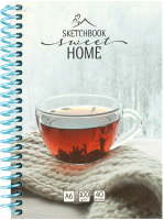 

Скетчбук Проф-Пресс, Soft Touch Home tea / C40-5761