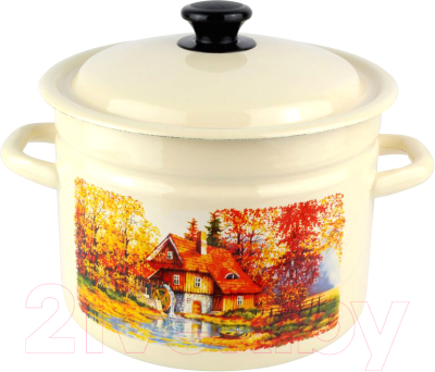 Изображение товара Кастрюля КМЗ Старая мельница / 41804-242/6-У2 (слоновая кость)