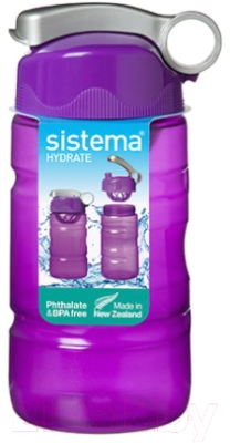 Бутылка для воды Sistema 530 (560мл, фиолетовый)