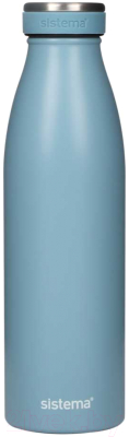 Термос для напитков Sistema 550 (500мл, голубой)