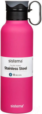 Термос для напитков Sistema 565 (600мл, красный)