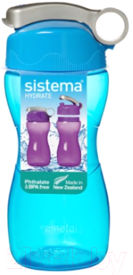 Бутылка для воды Sistema 580 (475мл, синий)