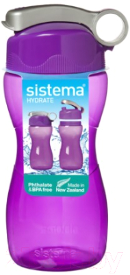 Бутылка для воды Sistema 580 (475мл, фиолетовый)