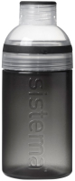 Бутылка для воды Sistema Трио / 820 (480мл, черный) - 