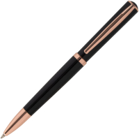 Ручка шариковая имиджевая Galant Punctum Black / 143514 (синий) - 