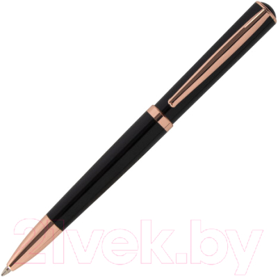 Ручка шариковая имиджевая Galant Punctum Black / 143514 (синий)