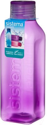 Бутылка для воды Sistema 880 (725мл, фиолетовый)