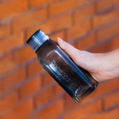 Бутылка для воды Sistema 890 (1л, черный)