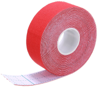 Кинезио тейп Ayoume Kinesiology Tape Roll для лица 1смx5м (красный) - 