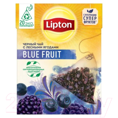 Чай пакетированный Lipton Blue Fruit Tea (20пир)