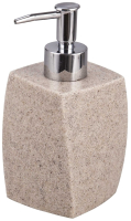 Дозатор для жидкого мыла Raindrops Светлый камень BPO-0859-1A - 