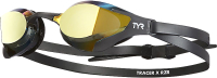 Очки для плавания TYR Tracer-X RZR Racing Mirrored / LGTRXRZM/751 (золото/черный) - 