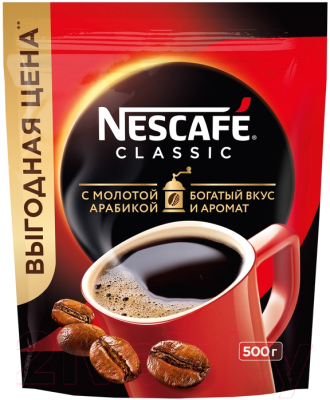 

Кофе растворимый Nescafe, Classic с добавлением молотого